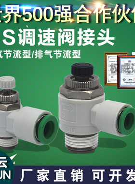 节流阀接头AS1211F/AS2211F-M3/M5/01/02-03-04-06-08-10SA调速阀