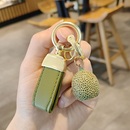 创意精致汽车链圈环男女包包皮绳小挂饰 小清新钥匙扣水果挂件个性