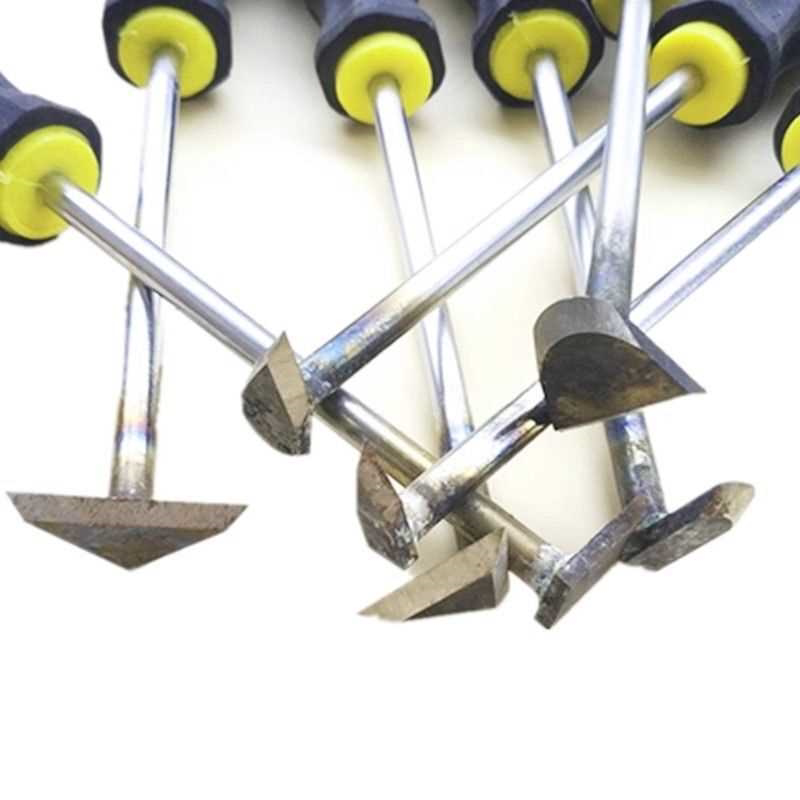 崖柏勾刀根雕去皮刮刀木工雕刻刀7型手工刮底刀清理刀挖槽刀工具
