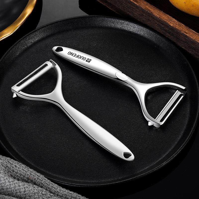 国风不锈钢削皮刀削皮神器家用刮皮刀土豆苹果去皮刨皮刀水果瓜刨