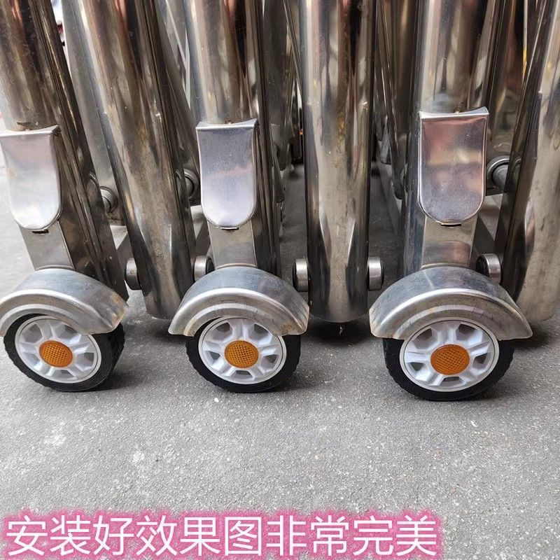 电动伸缩门轮子轱辘工厂移动推拉大门橡胶驱丛动排滑通用Rongo轮