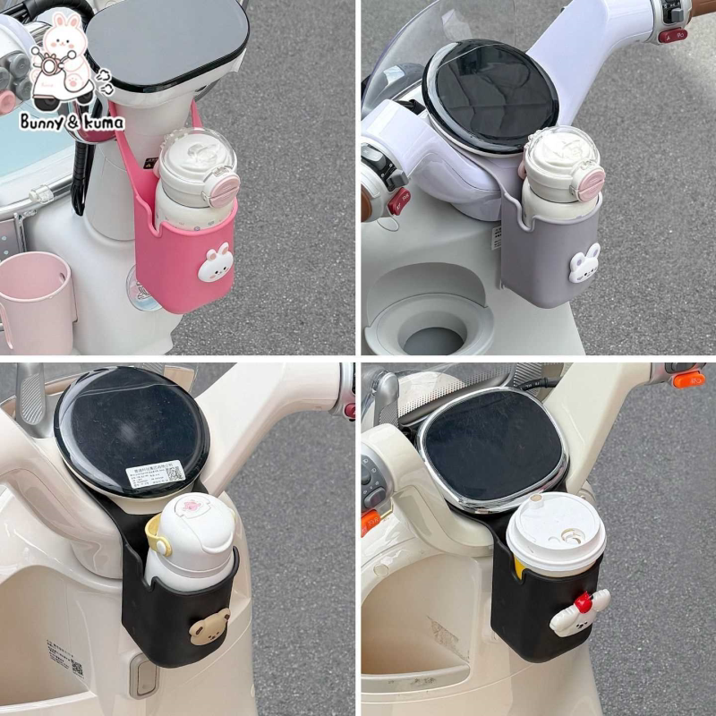 电动车水杯架手机袋适用于爱玛雅迪台铃电瓶车通用奶茶咖啡架挂袋