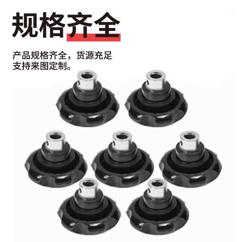 波纹把手机床耐高温胶木手柄电木波纹手轮光孔顶丝梅花圆形手拧轮