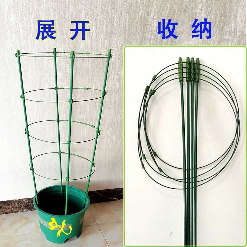爬藤家用支架月季花架室内花卉植物支撑杆绿萝铁线莲攀爬架户外