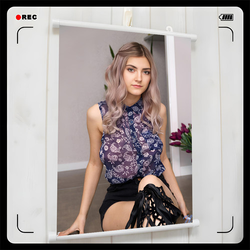 伊娃·艾尔菲 eva elfie 欧美美女 房间宿舍墙饰挂画海报壁画周边