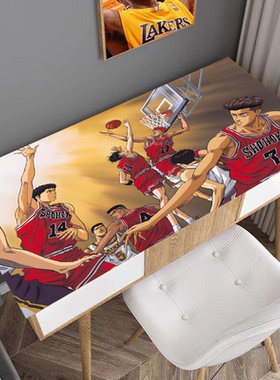 灌篮高手皮革桌垫免洗桌面垫防油可擦电脑桌垫耐磨防水可定制