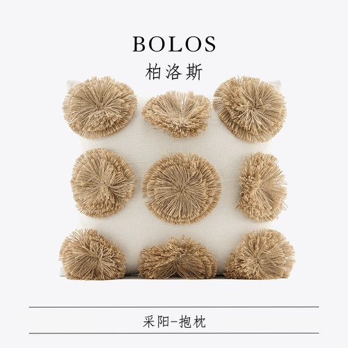 柏洛斯莫奈花园高端轻奢风抱枕