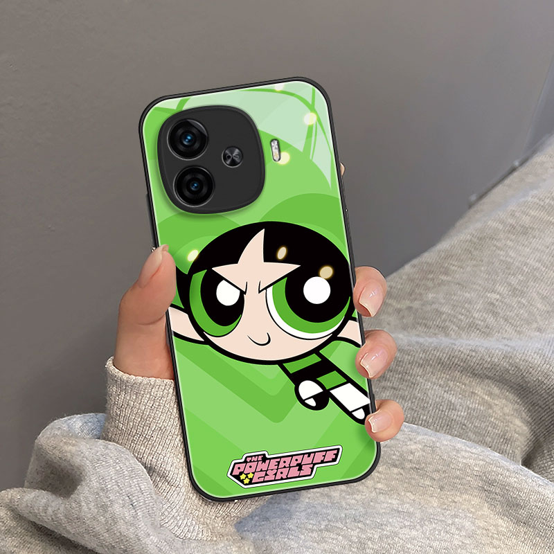 适用IQOOZ9TURBO手机壳IQOOZ9全包镜头防摔vivo爱酷IQOO玻璃Z9turbo+软硅胶男女款高级z9个性turbo小女警毛毛