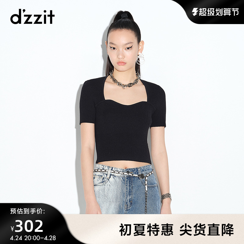 地素的衣服好看吗（高仿地素短袖针织衫）-第2张图片-潮百科
