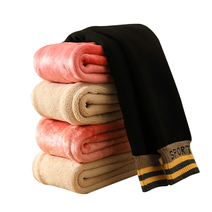 儿童棉裤加绒加厚东北方一条过冬女童中大童寒冬季特厚保暖打底裤