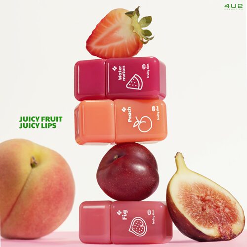 泰国4U2 Fruity Tint 新款水果唇釉3g