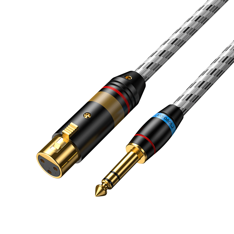 6.5转卡侬公话筒MOVEON大三芯