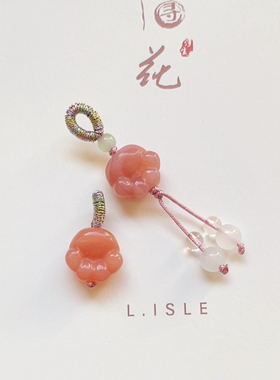 促销纯天然绯红玛瑙猫爪小滴溜散珠手作diy手链手串吊坠 饰品配饰
