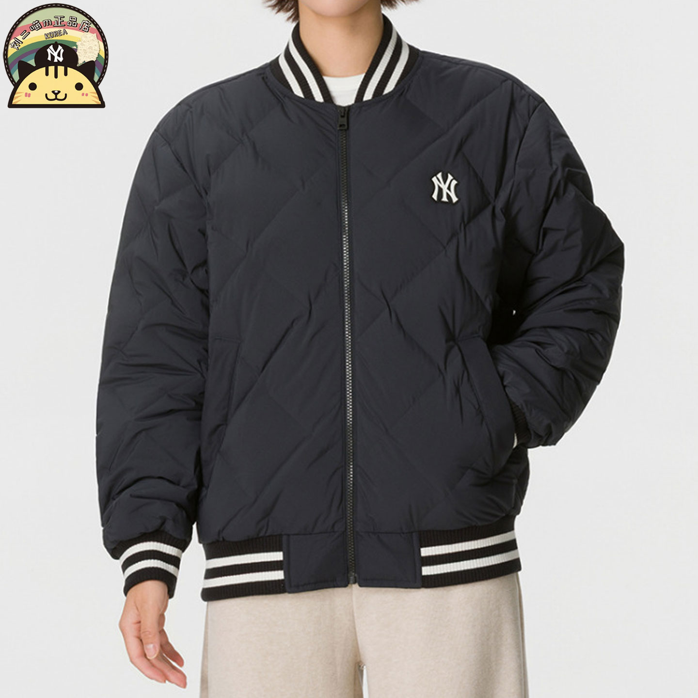 MLB正品假一罚十时尚鹅绒服