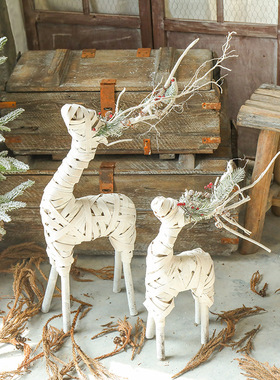 麋鹿教室走廊手工制作装饰摆件