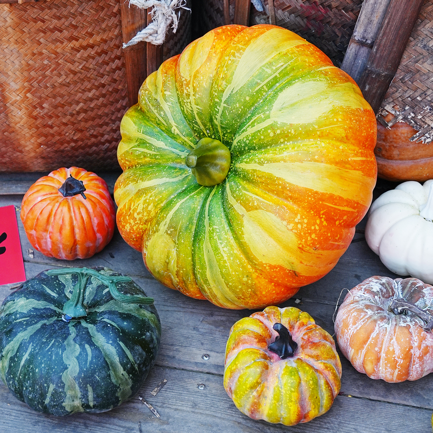 仿真假南瓜庭院摆件户外装饰道具