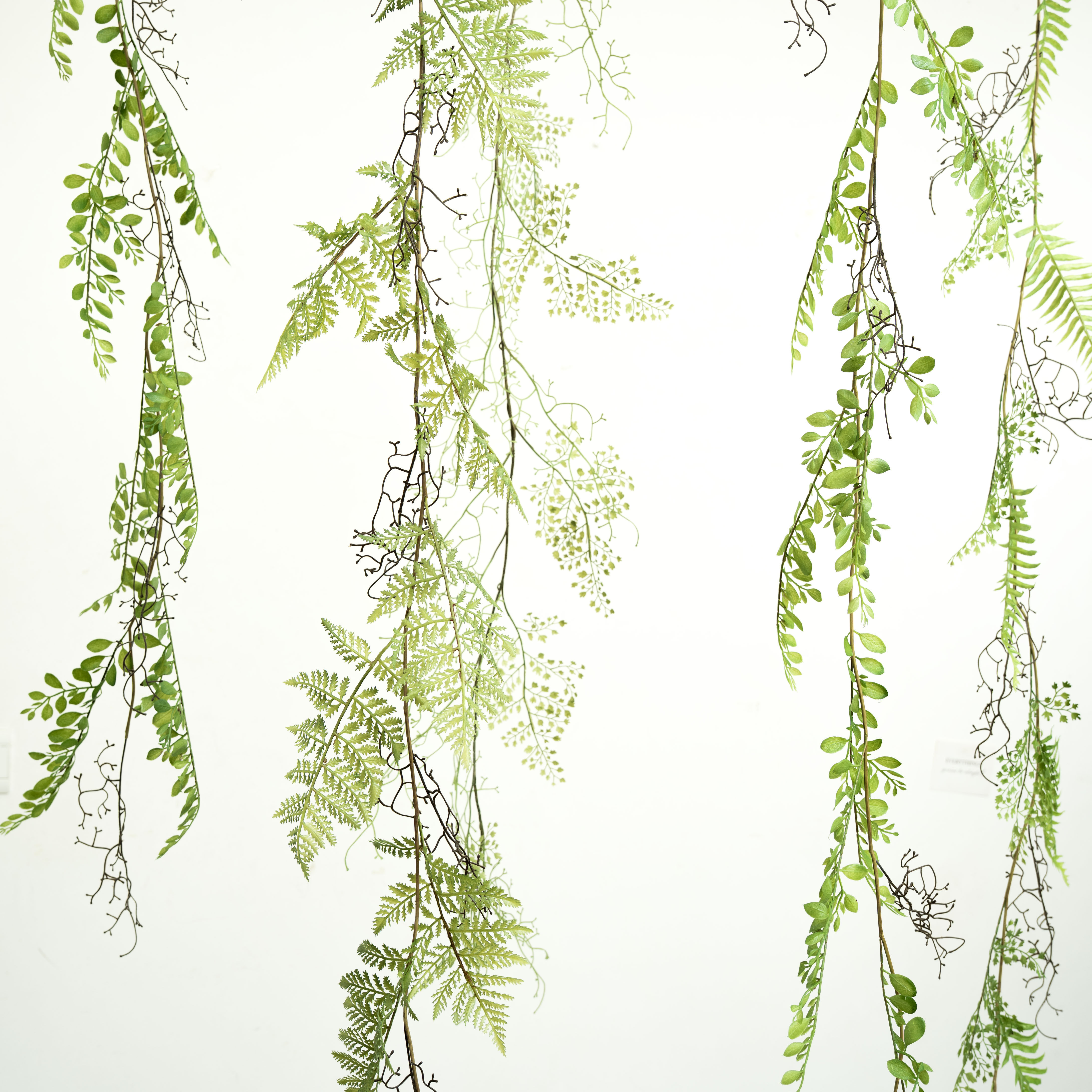 仿真小清新绿植藤蔓叶子吊饰挂饰自然风装饰品绿色植物壁挂造景