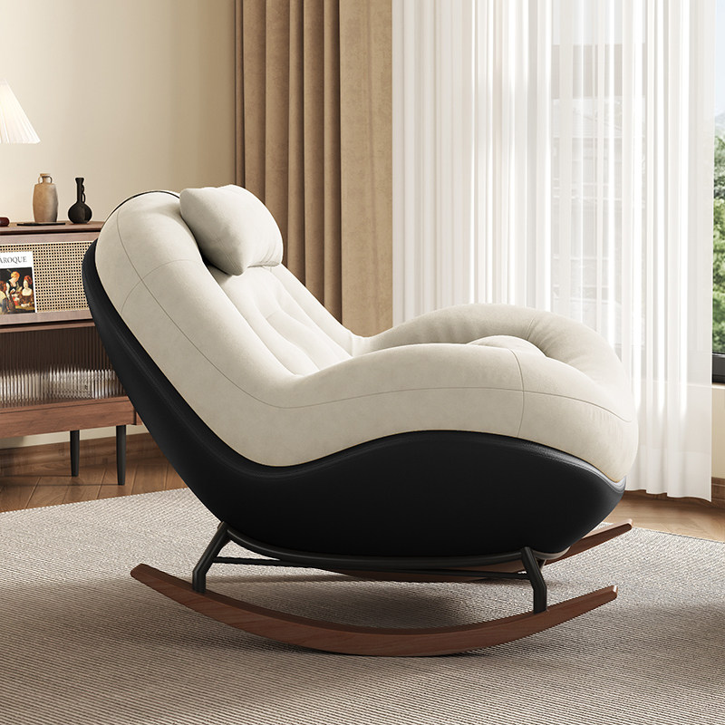 摇椅大人躺椅家用阳台休闲单人客厅2025新款轻奢摇摇椅懒人沙发椅