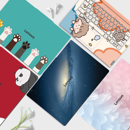 联想IdeaPad Slim3 16IAH8电脑贴纸Pro5 14IMH9 16IMH9机身外壳屏Slim5 14AHP9图案定制Slim3 15IRU8保护贴膜