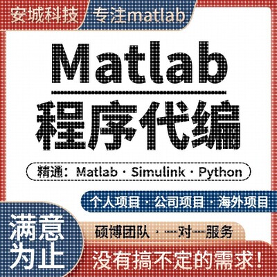 matlab代码帮做程序代编问题解决数学覆现simulink建模与彷真代做