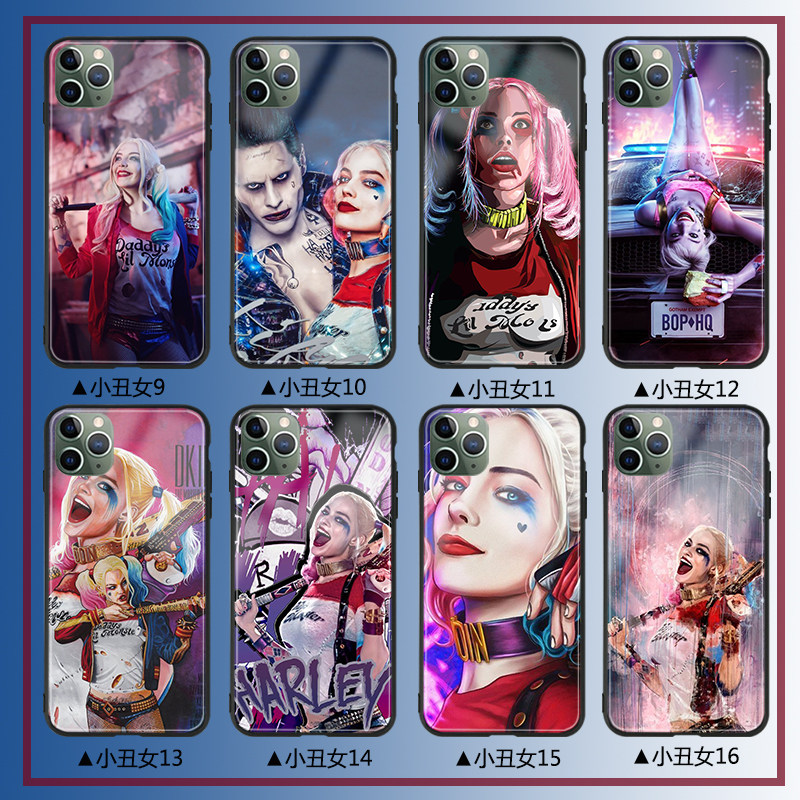 哈莉奎茵小丑女手机壳适用苹果11promax华为mate305g三星s9小米10