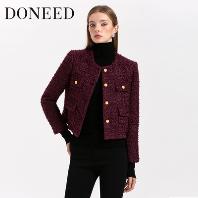 百搭箱型设计感小香风外套女