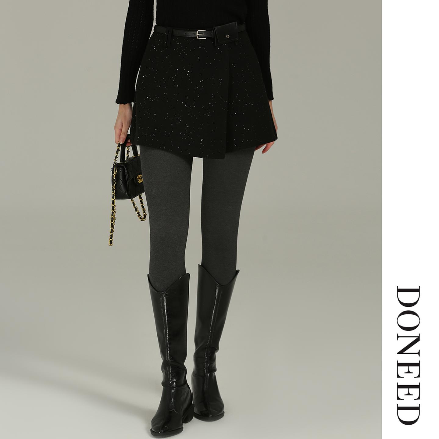 设计感短裤羊毛MIU风显瘦高腰