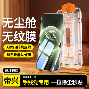 适用一加Ace6T钢化膜一加Ace6保护模高清新款无尘一加15全屏抗蓝光ace5防摔一加ace6透明高清ace5电竞手机贴