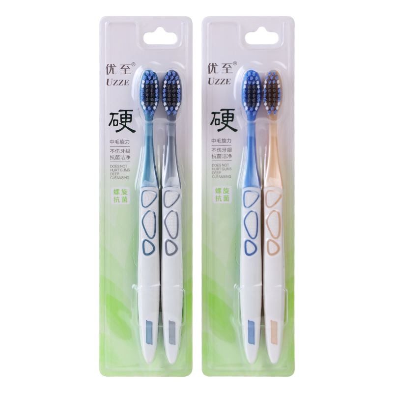 男士专用中硬毛牙刷抗菌深洁