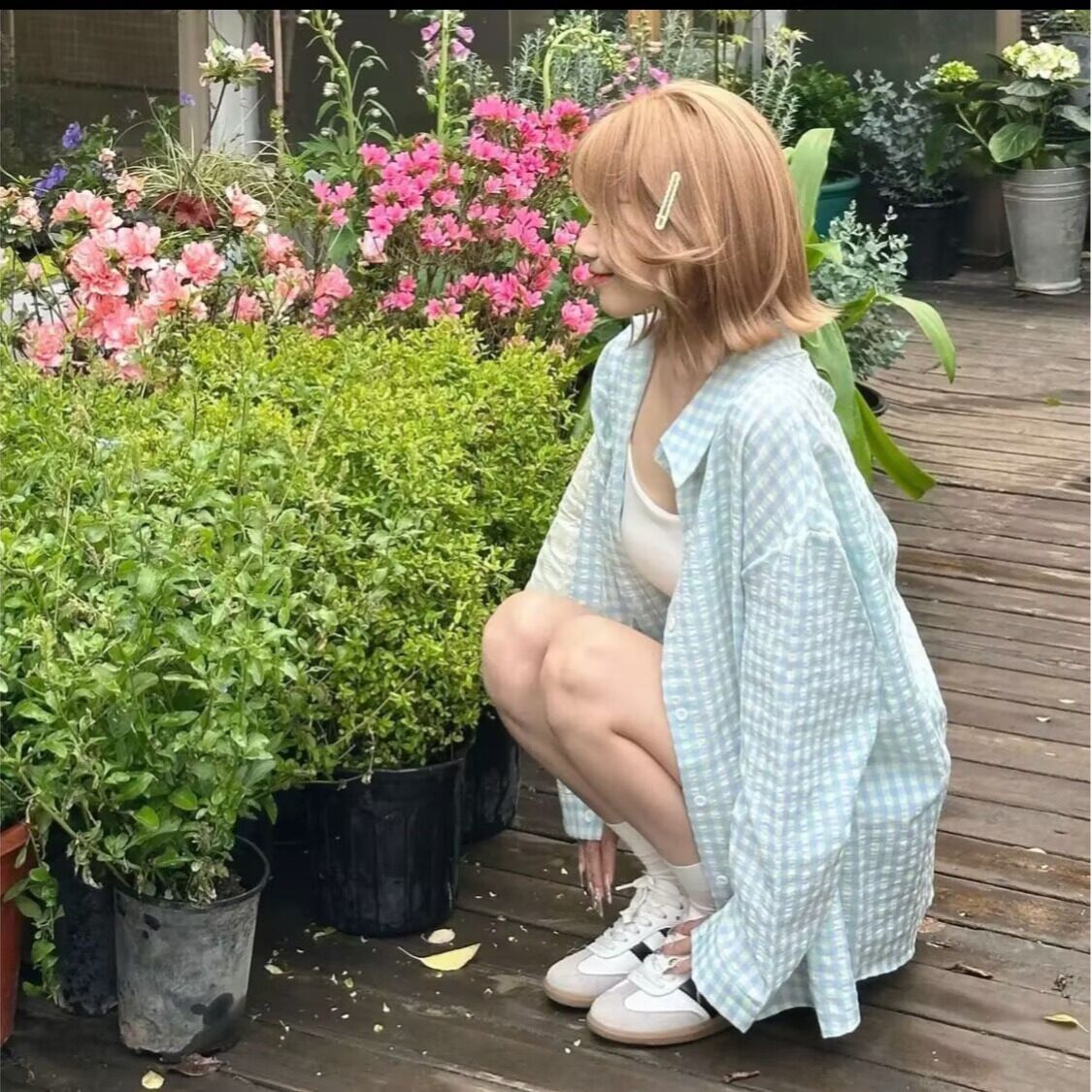 夏季薄款防晒格子刺绣长袖衬衫