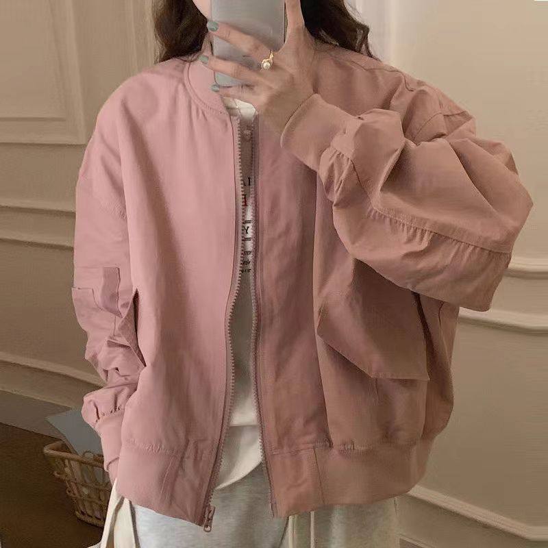 短款夹克春秋新款棒球服