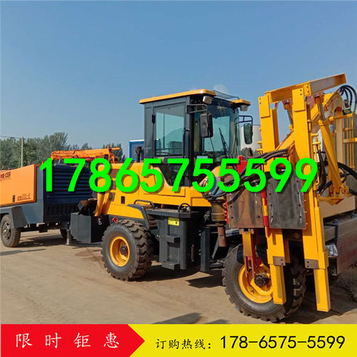厂家热销护栏打桩机高速公路护栏打桩机液压打桩机公路护栏液压