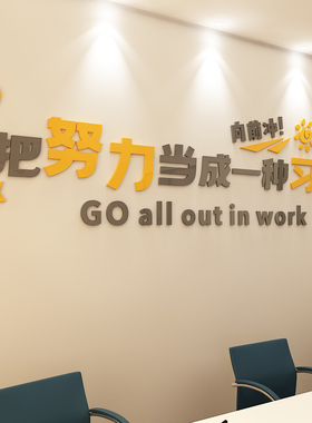 公司企业文化墙标语布置
