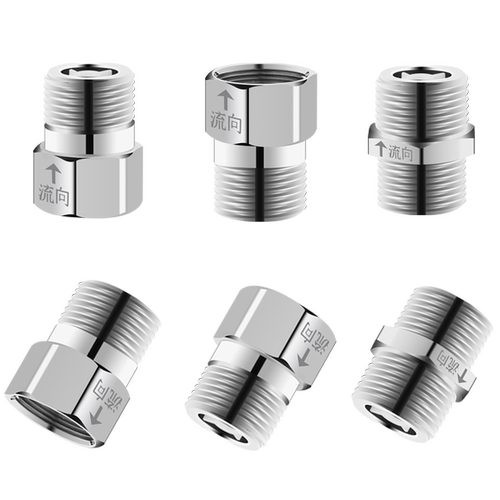 4分单向逆止阀马桶进水洁厕液回流热水器管水表防倒流卧立式接头