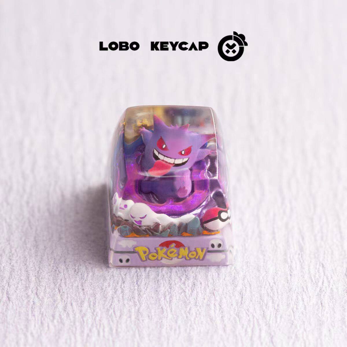 宝可梦键帽单个性机械键盘帽可爱树脂缩模滴胶键盘帽客制化ESC