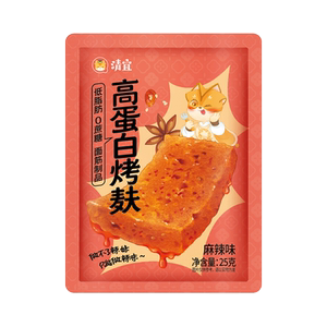 清宜高蛋白烤麸干烤面筋干减低脂肪麻辣面筋肥解馋零食独立小包装