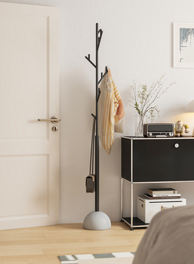 顾得不占空间卧室挂衣架落地床尾放衣服神器家用衣帽架次净晾衣架