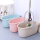 家用浴室海绵拖把桶挤水桶宽口径加厚拖把桶长方形大号手提塑料桶