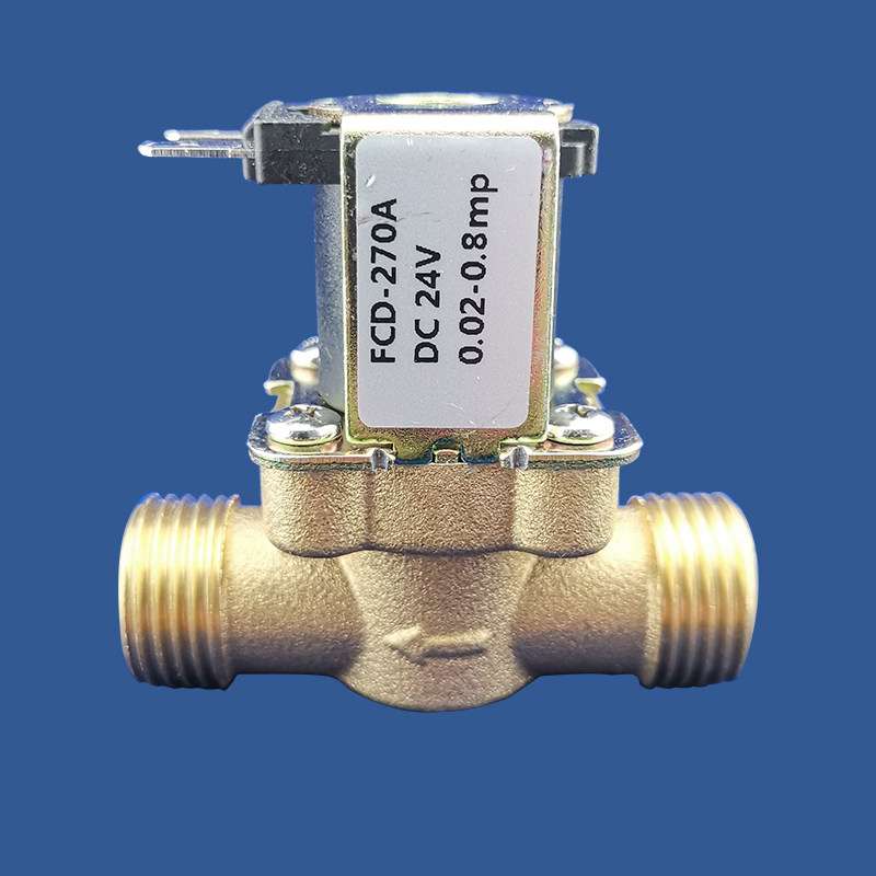 以赛4分铜电磁阀DC12VDC24VAC220V进水阀放水阀常开常闭电磁控制