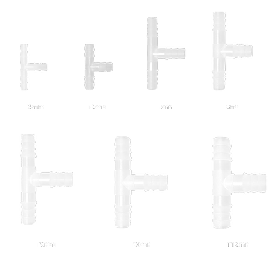 以赛塑料T型三通接头PP材料