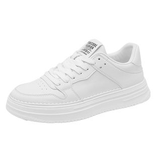 小白鞋男款厚底春季透气高级感男鞋空军百搭一号男士运动板鞋夏季