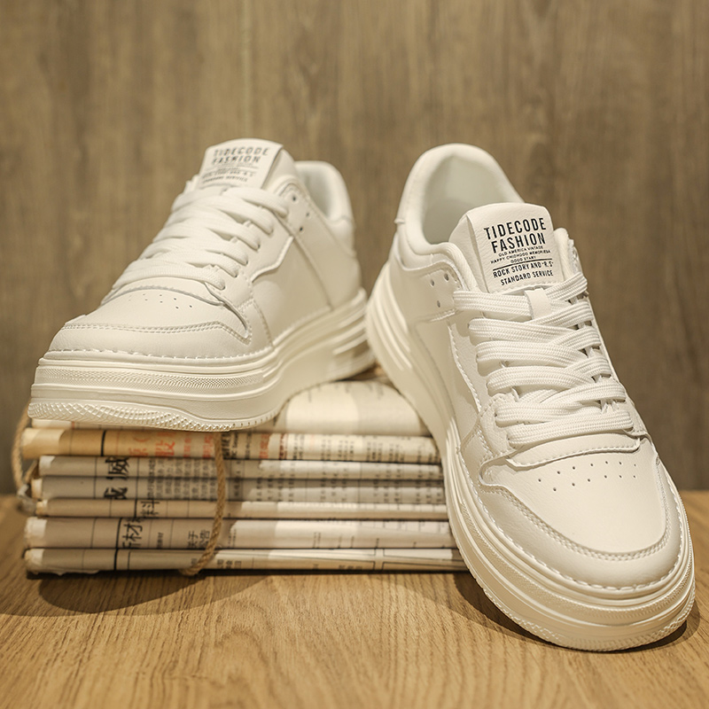 高级感小白鞋男百搭潮流透气运动