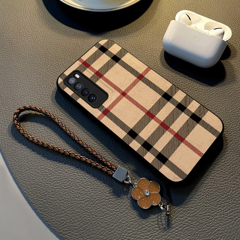 适用华为nova7布纹硅胶手机壳