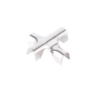 贵圈304不锈钢钢丝绳十字扣隐形防盗网防护网窗专用铁丝固定卡扣