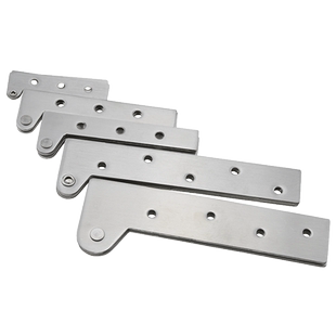 加厚不锈钢鸡嘴铰链 上下天地合页暗藏顶头铰链360度磨心铰柜门轴