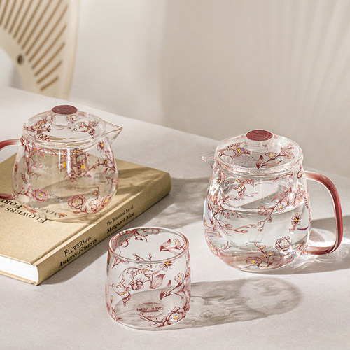 西比尔轻奢高颜值玻璃茶壶茶杯