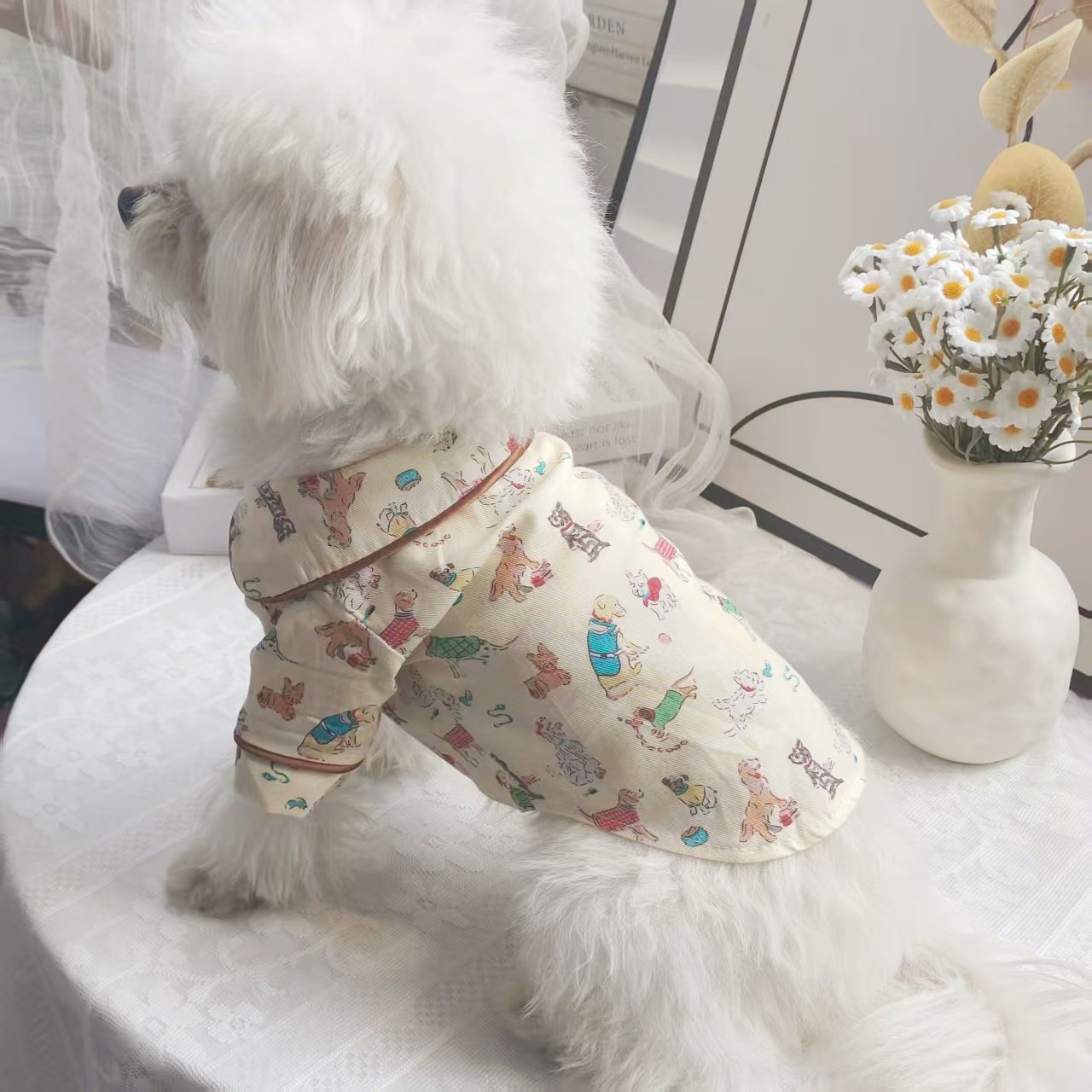 靓宠宠物春夏衬衫小型犬薄款睡衣