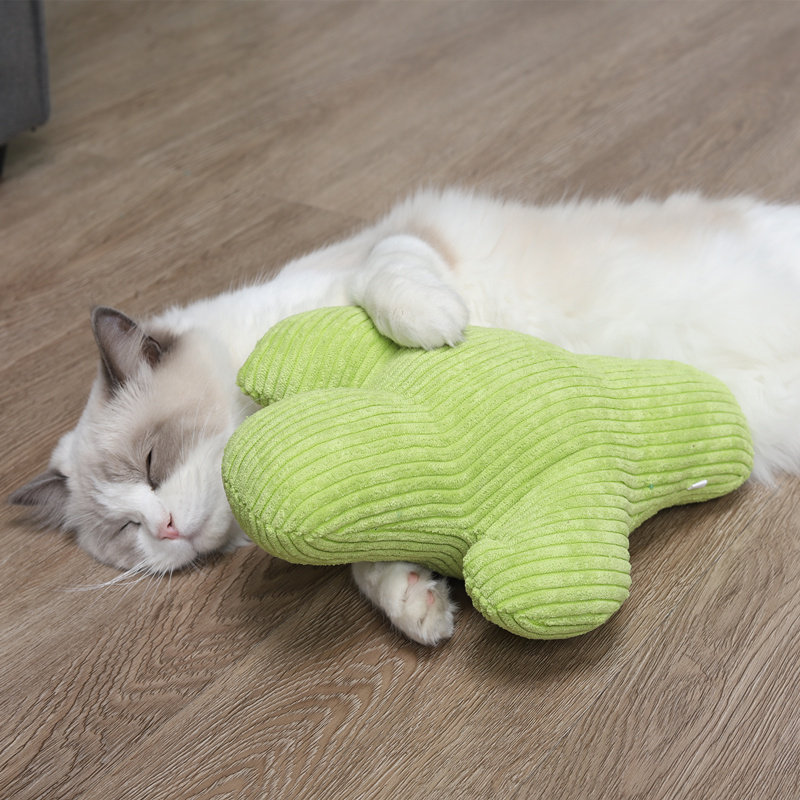 猫薄荷逗猫仙人掌抱枕自嗨猫咪
