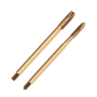 PQT含钴加长先端丝锥不锈钢丝攻下排屑螺尖M3 M4 M5 M8 M10*100MM