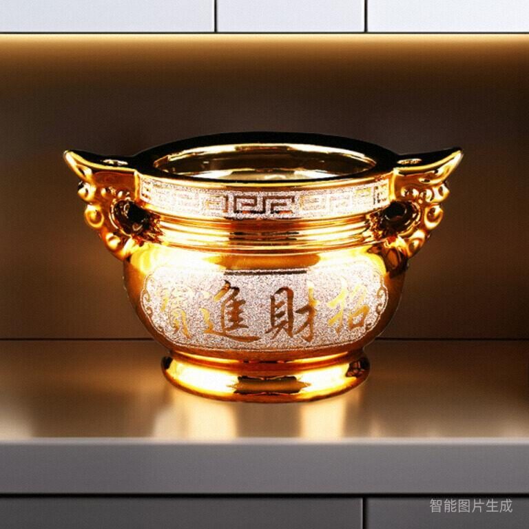 香炉家用室内陶瓷烧香炉香薰插香大香炉上供沙金供佛小香炉碗,家居饰品,香薰炉,淘宝优惠券,粉丝福利购,淘宝优惠卷